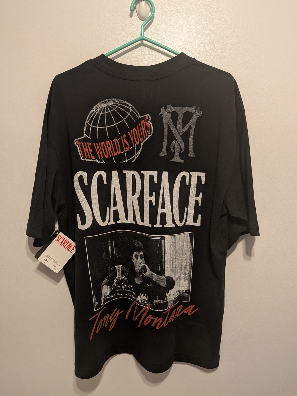 Scarface Graphic Tee - Black Tony Montana Print